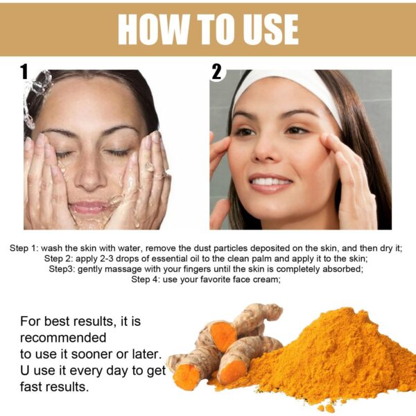 Turmeric Dark Spot Correcting Serum Face Care - Image 7